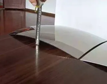 Car Auto Review Mirror 2mm Crates Simple Decorative Float Convex Concave Curved Bend Bending Bent Glass R1200 R800 305*407