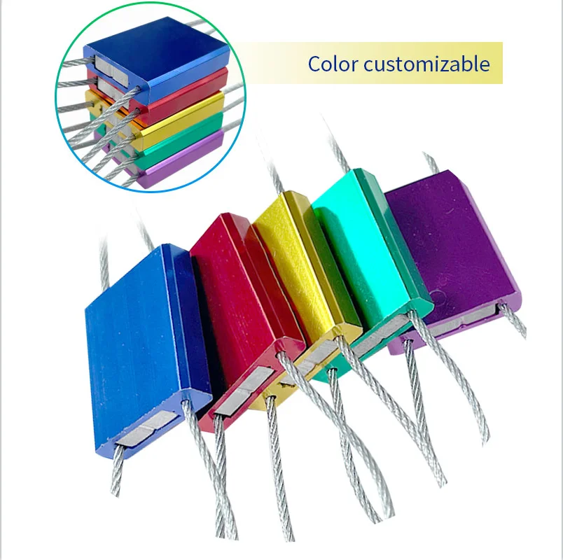 china factory price direct wholesale secured seal cables 20/30/40cm wire length cable seal lock