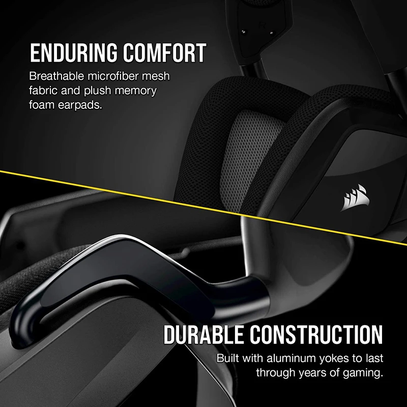Corsair Void RGB Elite USB Premium Gaming Headset with 7.1 Surround Sound