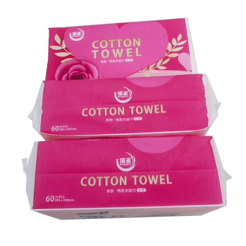 60pcs Cotton Tissue Wet and Dry 2 in 1 Non-Woven Fabric Sensitive Organic Wholesale Baby Dry Wipes