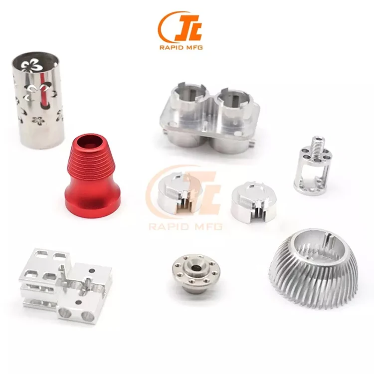 RJC OEM Custom Precision CNC Turning Products Manufacturing Anodized Aluminum Plating Steel Brass Parts CNC Machining Service