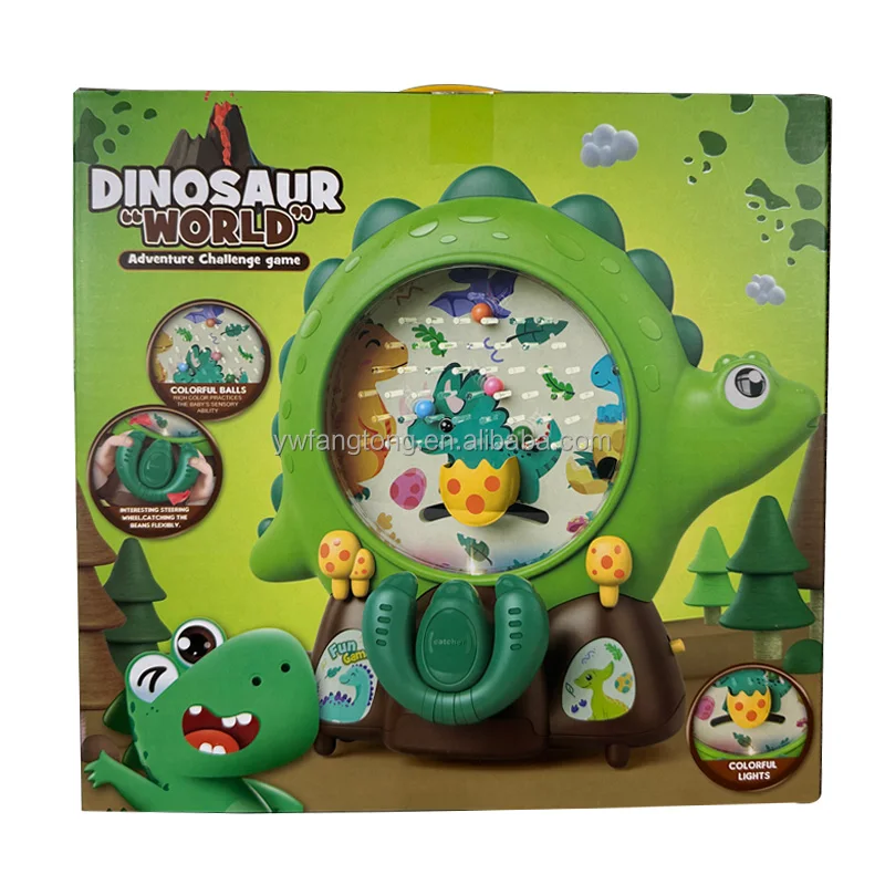 New product 2023 hot selling Dinosaur game machine with light music educate puzzle toys for kids juego Juguete