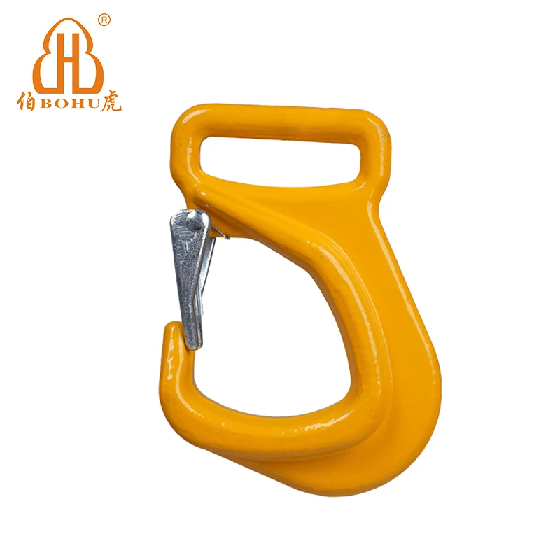 BOHU High Quality G80 Forged Alloy Steel Weld Safety Hooks Clveis Webbing Sling Hook Wholesale Factory Direct Sale