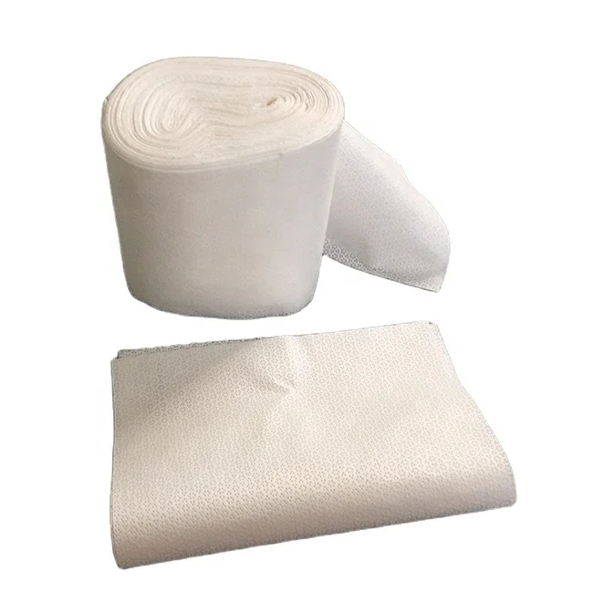 Тяжелая масляная впитывающая Безворсовая белая 36 г/м2 сухая 100% полипропиленовая Нетканая салфетка в