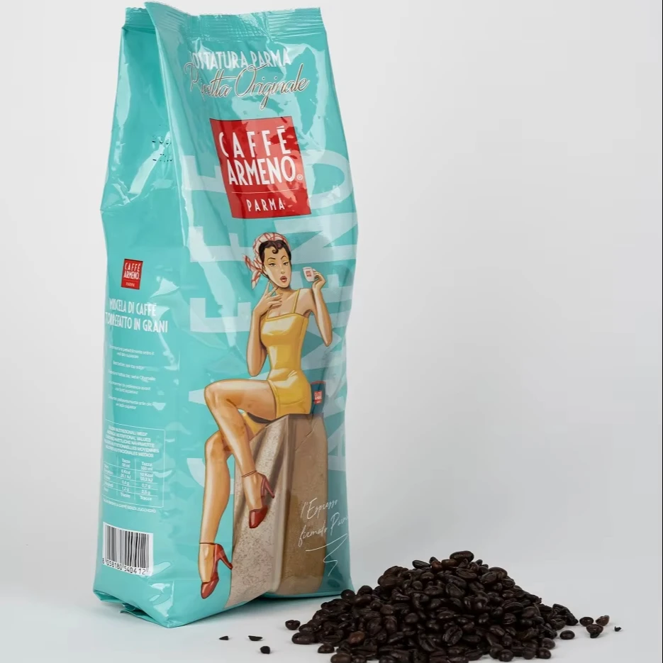 Армено Caffe Srl брендовая измельченная кофейная смесь 70% Robusta 30% Arabica итальянские обжаренные кофейные зерна оптом на экспорт