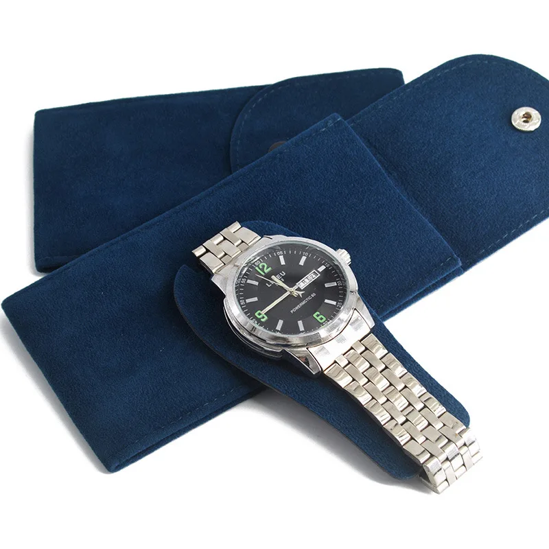 Luxury Leather Watch Storage Box Travel Single Watch Case Watch Gift Box for Christmas Anniversary Birthday Wristwatch Packaging