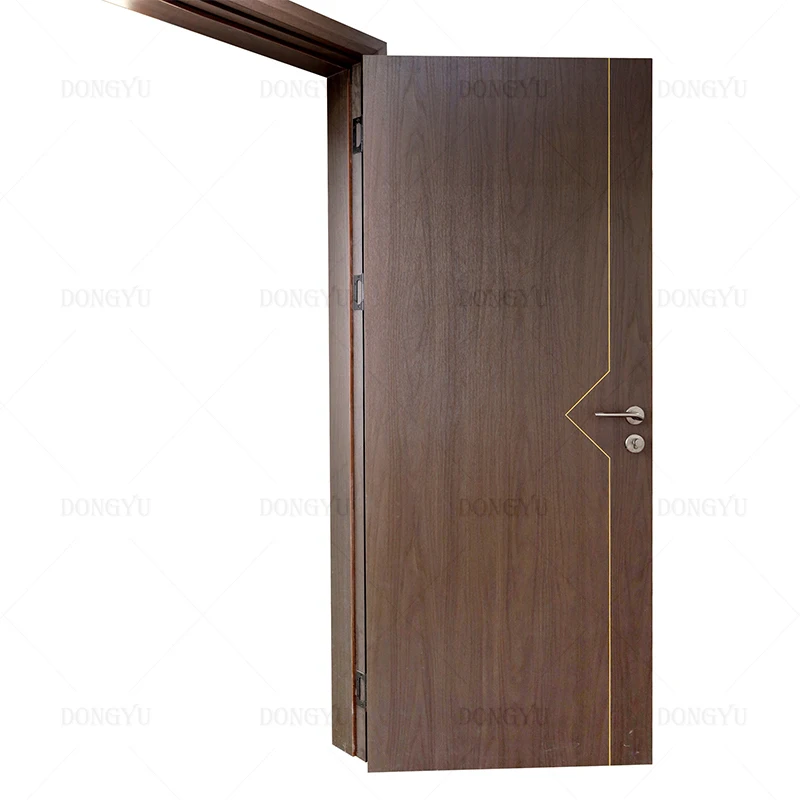 Ukraine style High quality Kitchen Toilet Living Room Interior Waterproof PVC Composite WPC Wood Door