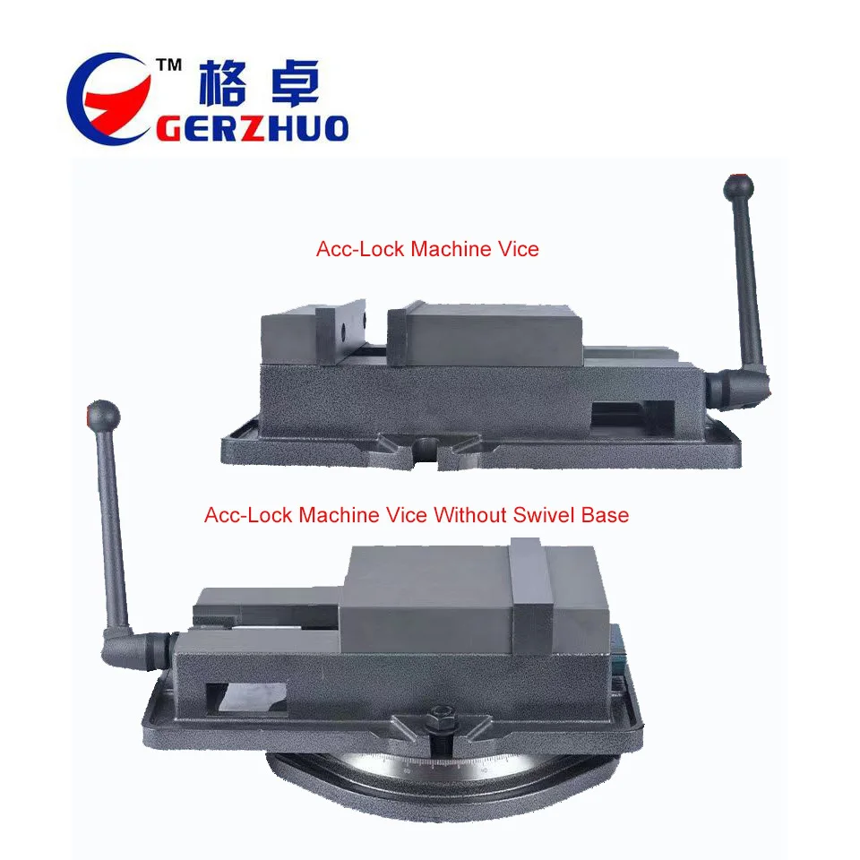 CNC Vice Types of QM16 Acc-Lock Machine Vice Without Swivel Base