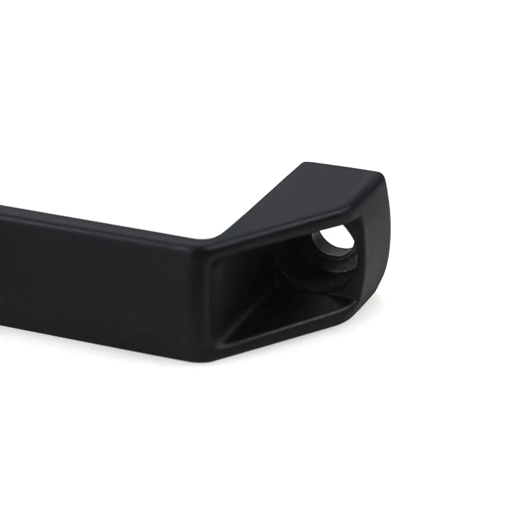 china manufacturer 120mm Black Aluminum handle Furniture cabinet handles for T slot aluminum profile extrusion door and window