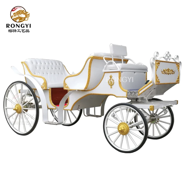 Park Beautiful Christmas Decoration horse Carriage / Amusement Park horse-drawn Sightseeing  Carriage/wedding horse carriage