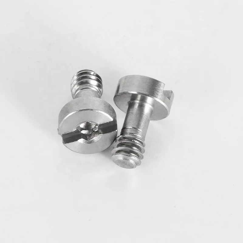 BEXIN Factory Wholesale 1/4 Inch hidden Camera Screw Tripod Mount Adapter Quick Release plate Screw For Tripod Ball Head Plate