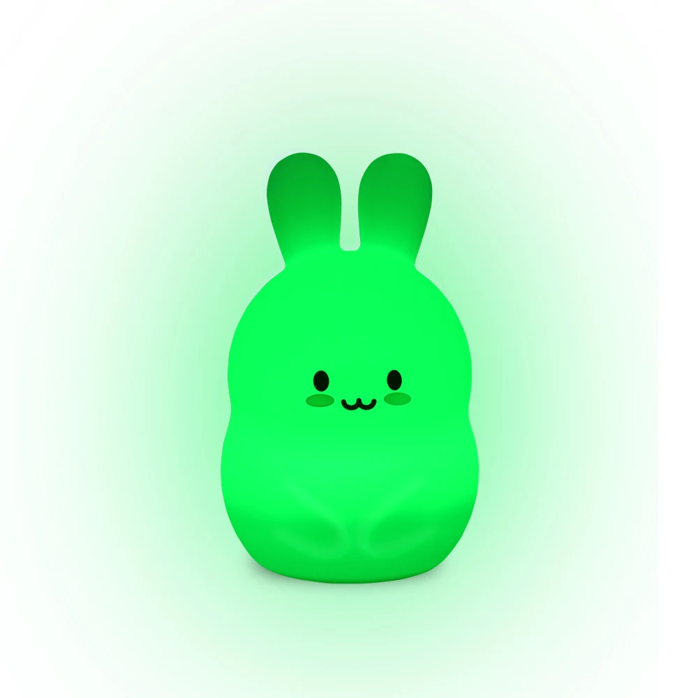 2020 Newly Designed Small Rabbit Deer Animal Mini Baby Kids Led Lamp Silicone Night Light For Kids Baby
