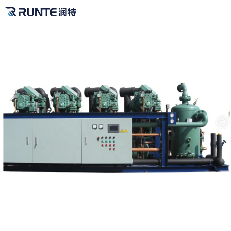 Cold Room Freezer Refrigeration Screw Type compressor condensing unit