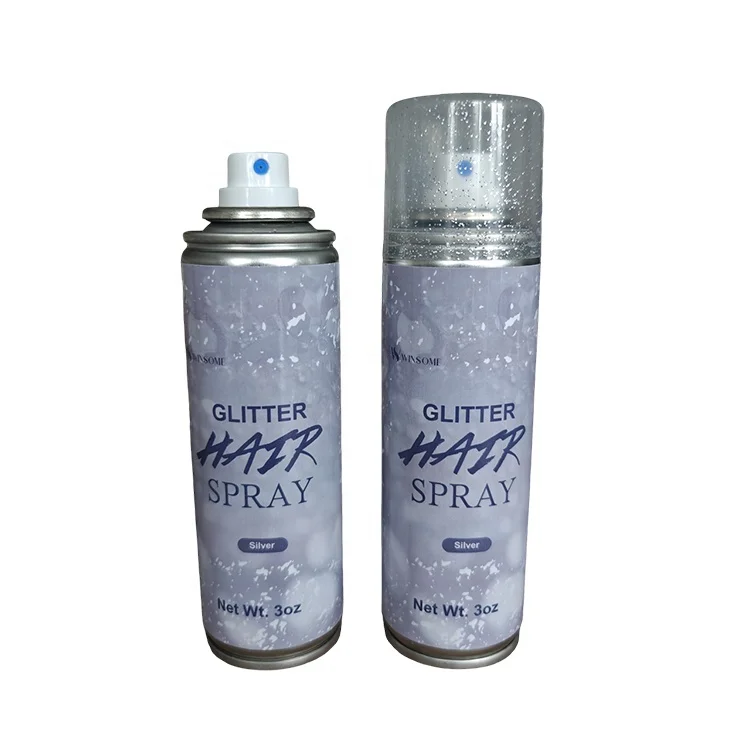 Wholesale Chemical Hair Styling Highlighter Makeup Body Spray Glitter for Hair Feature Glitter Spray