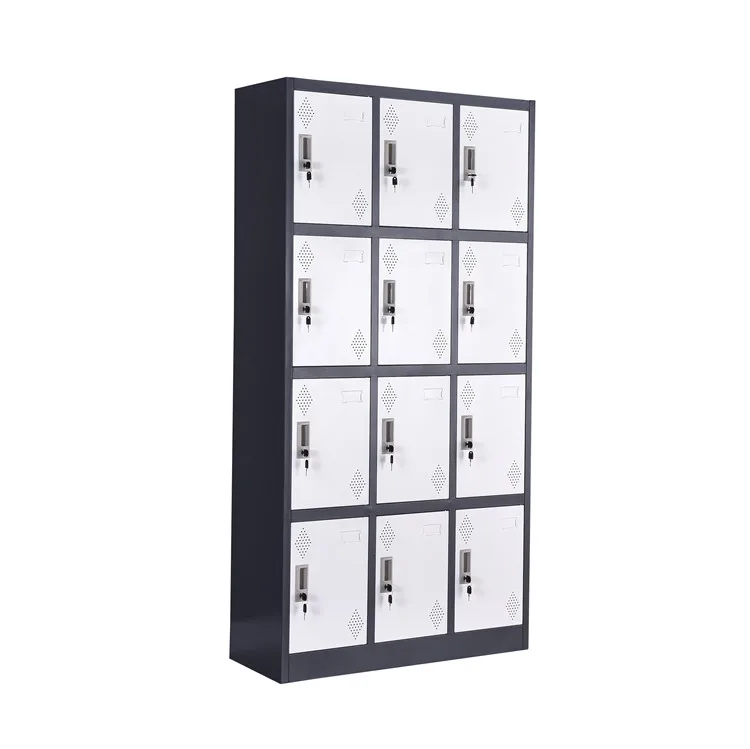 12 door Metal Wardrobe Steel Locker Metal Cabinet