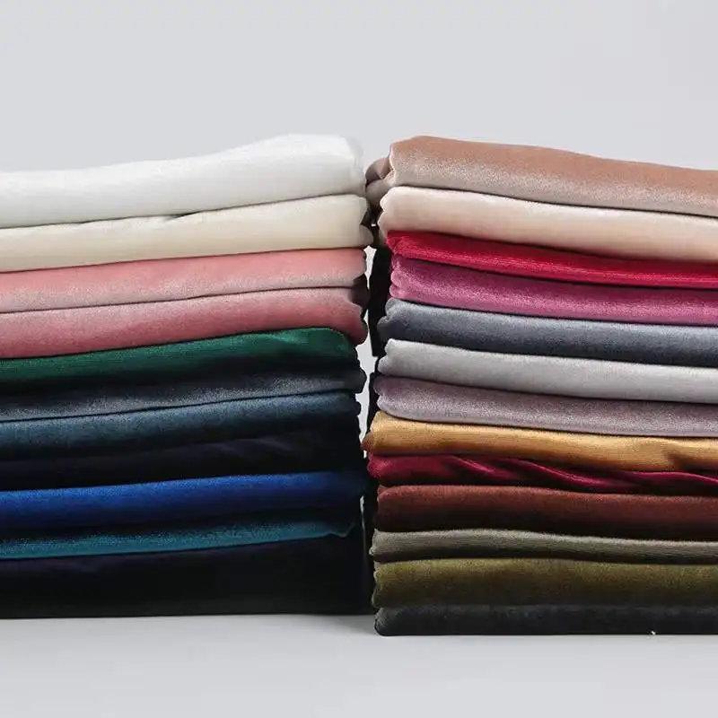 Hot sale super soft korean  garment KS velvet fabric for clothes