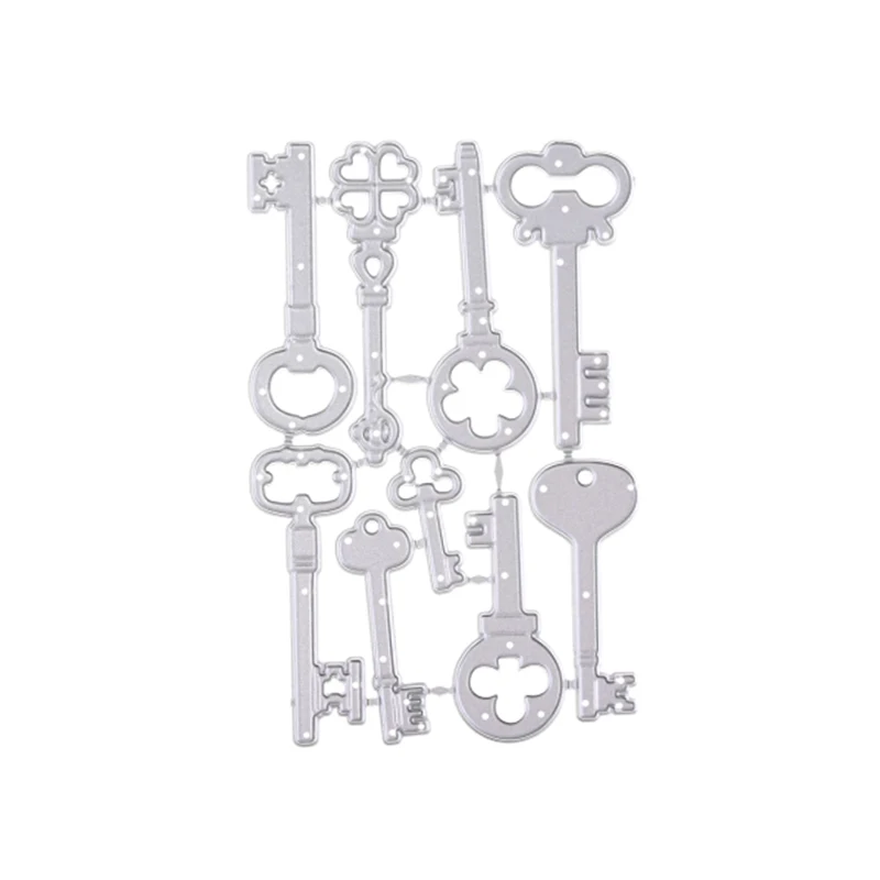 Factory Metal Carbon Steel Embossed Photo Album Decoration DIY Handicrafts Key Set Craft Dies Flower Scrapbooking Card Making