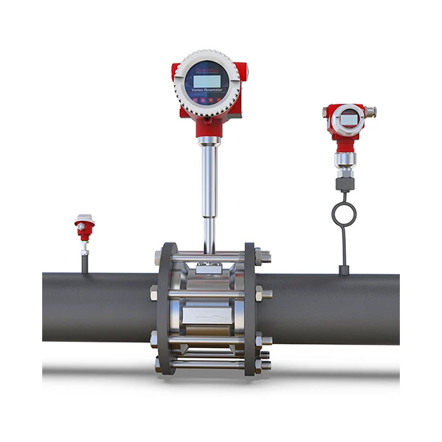 High Accuracy Digital Water Electromagnetic Flow Meter Sensor TIA Power Battery Signal Output Liquid Temperature Origin HART Mpa