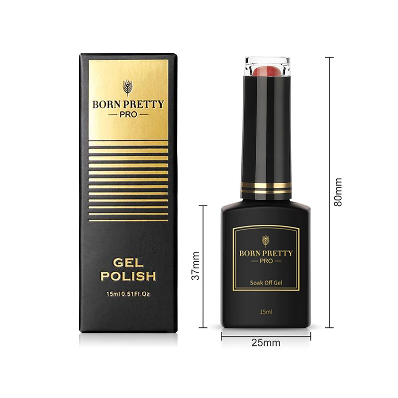 Гель-лак для ногтей BORN PRETTY Pro 2021 15 мл серии Black Gold 60