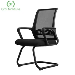 Wholesale Price Black Mesh Chairs Visitor Meeting Conference Chair
