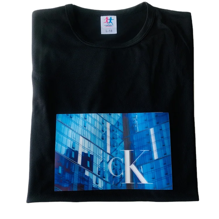 Custom heat transfer logo lenticular patch 3D TPU PVC hologram patches for clothing