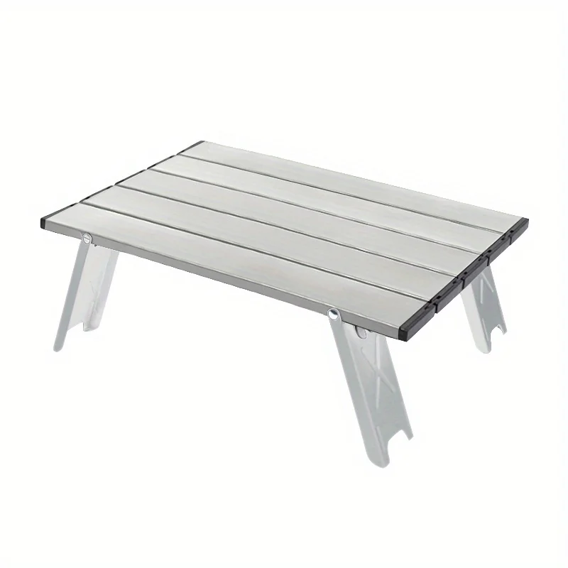 Mini Folding Aluminum Alloy Foldable Mini Camping Table For Outdoor Picnic, Barbecue, Camping
