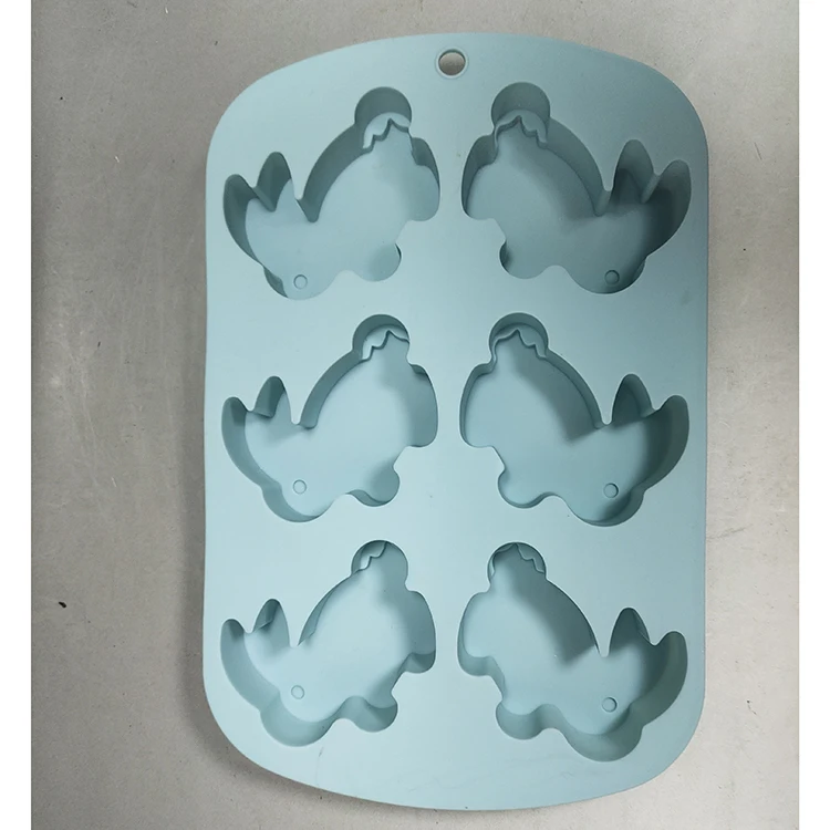 Easter Silicone Rabbit Molds Cake Baking Mold  For Festival
