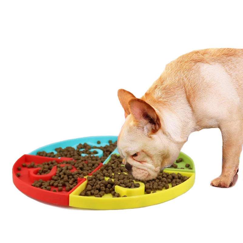 4 pcs in Pet Food Slow Feeder Dog Bowl Cat stop Gastric distention food bowl Anti choking slow feed dog bowl