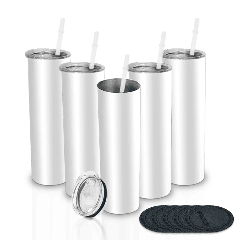 USA Warehouse free shipping 10oz 12oz 15oz 16oz 20oz  22oz 25oz  30oz sublimation tumbler cup glass can water bottle  coffee mug