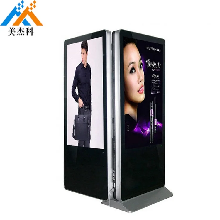 40 43 55 65 Inch Android WiFi Advertising Kiosk Double Sided LCD Touch Screen Poster Stand Digital Signage Floor Display