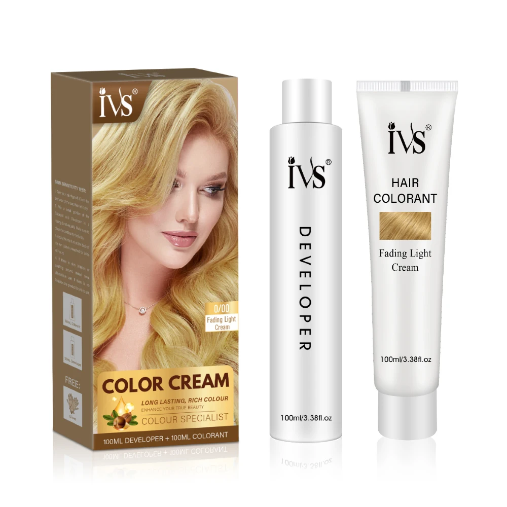 OEM ODM выцветающая светлая краска для волос Crema para colorear cabello крем-краска с