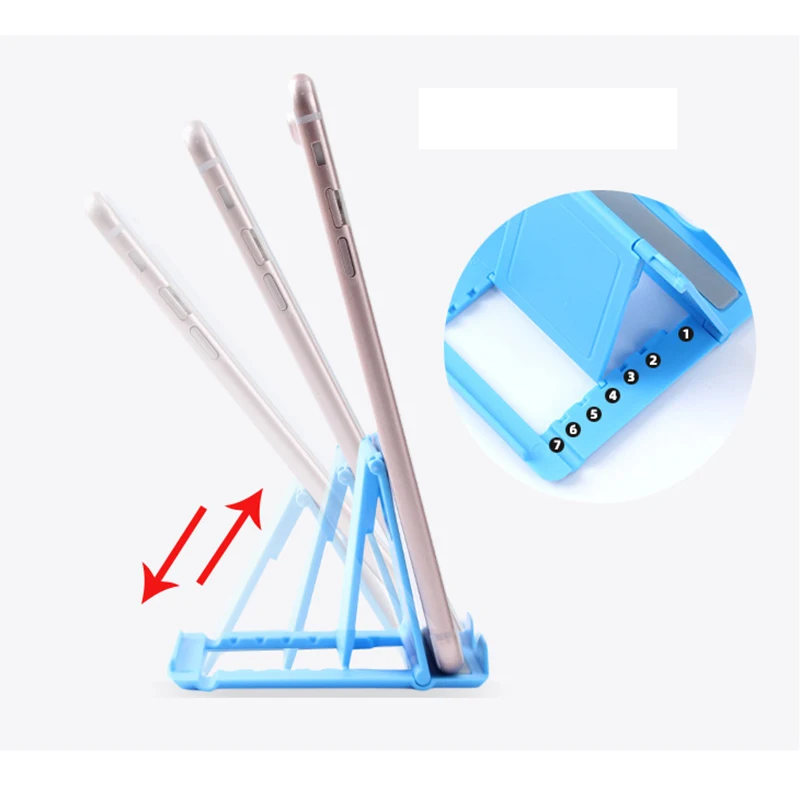 FS119 Wholesale price Phone Holder Desk Stand For Mobile Tripod Xsmax 12 13 Pro Mi 9 Plastic Foldable