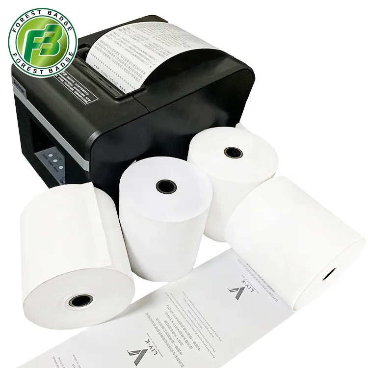 Tharmal Printer 58mm Bluetooth Thermal Termal Coloured Paper 55mm 57mm Pos Atm Receipt Paper Roll Cash Register Paper Rolls 5750