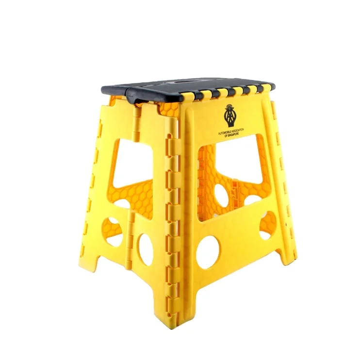 Customized plastic folding stool foldable dining chair sitting stool Stackable plastic bath stool