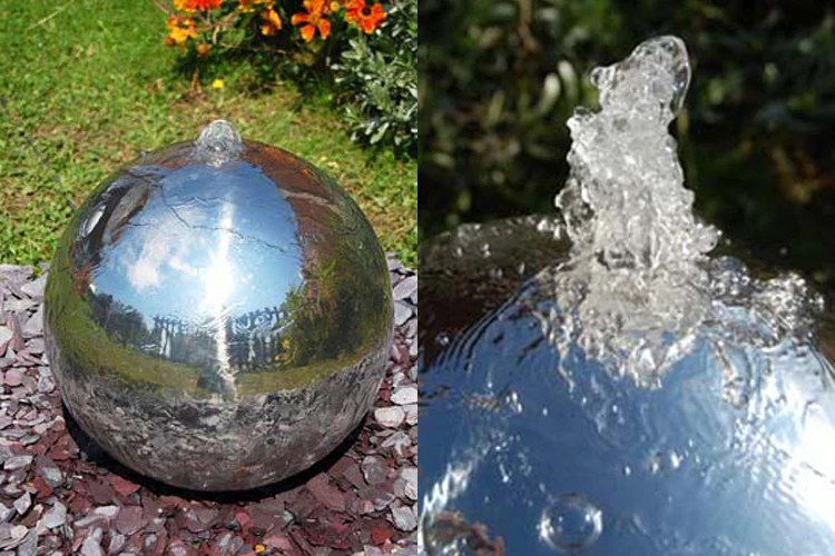 Modern Decorative Outdoor Steel Waterfall Fountains