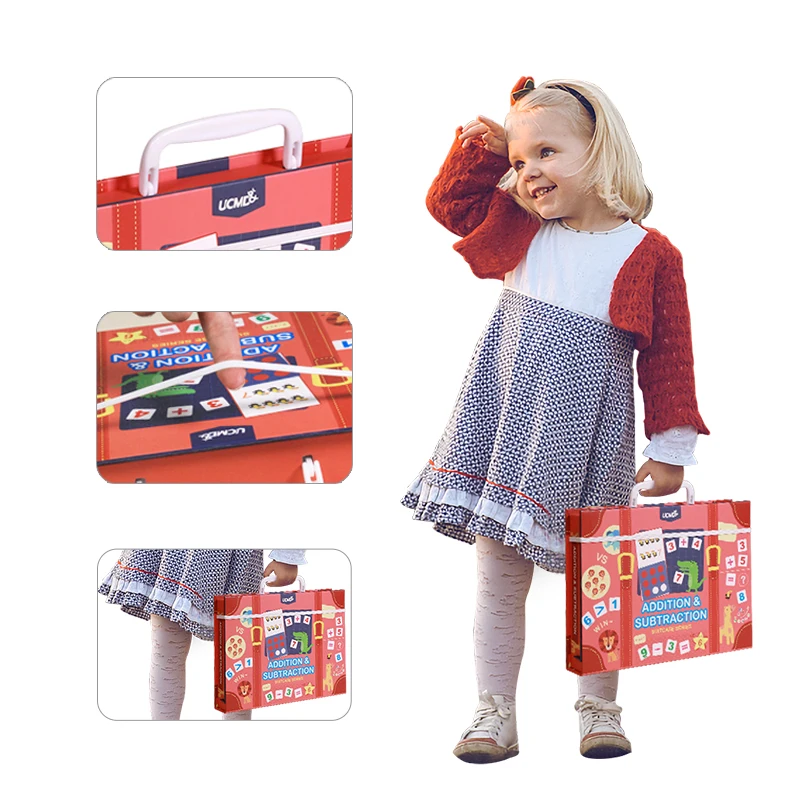 Educational Toys Math Learning Preschool Mathematics Education Games Magnetic Puzzle for Kids