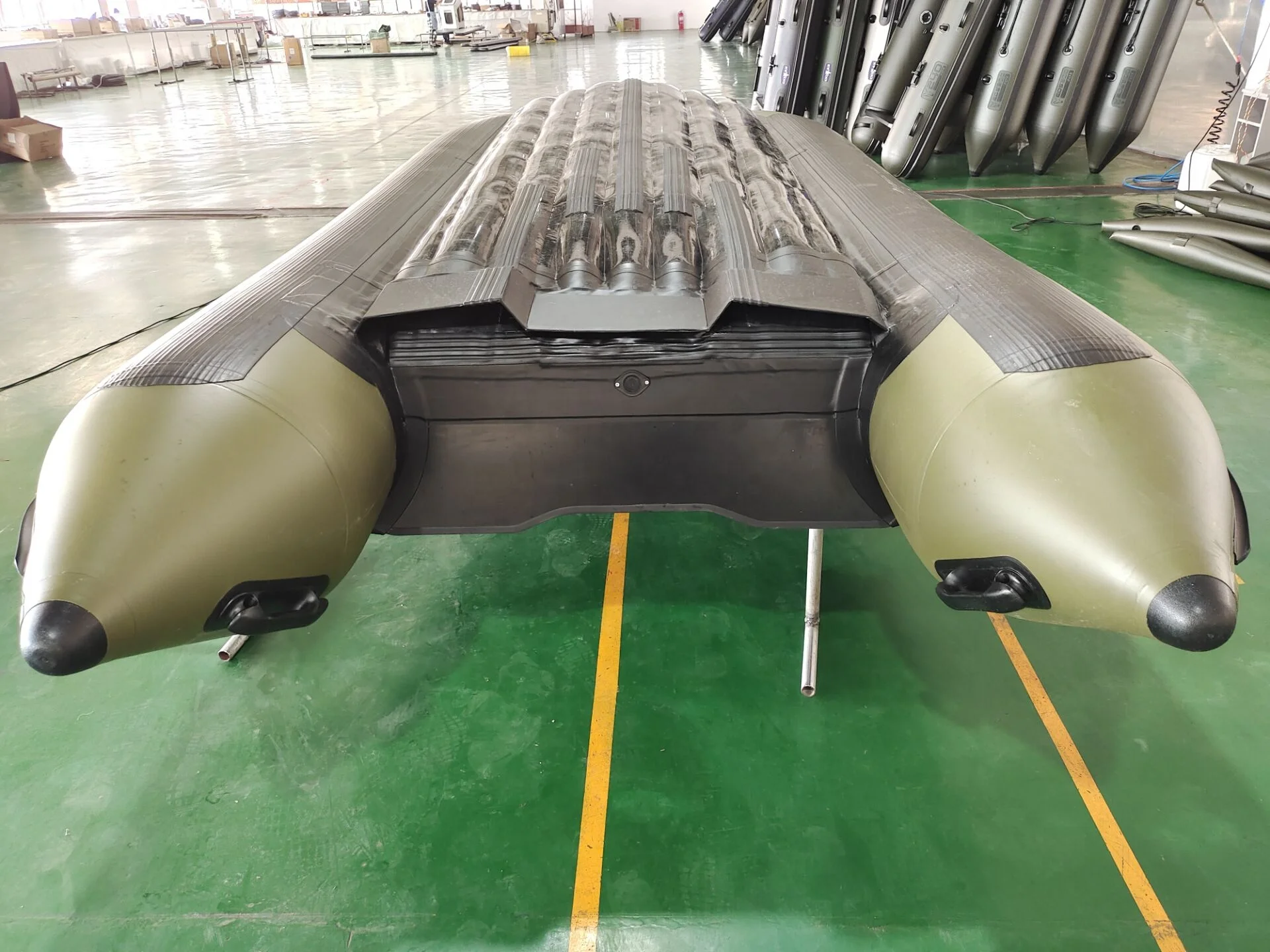 Inflatable Boats 4.3 m Inflatable Jet Boat Inflatable Bay Breeze Boat air sealed Floor Jet Light