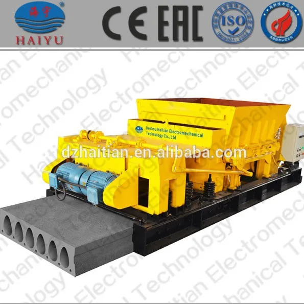 Hollow core slab forming cement machine/precast concrete hollow-core slab