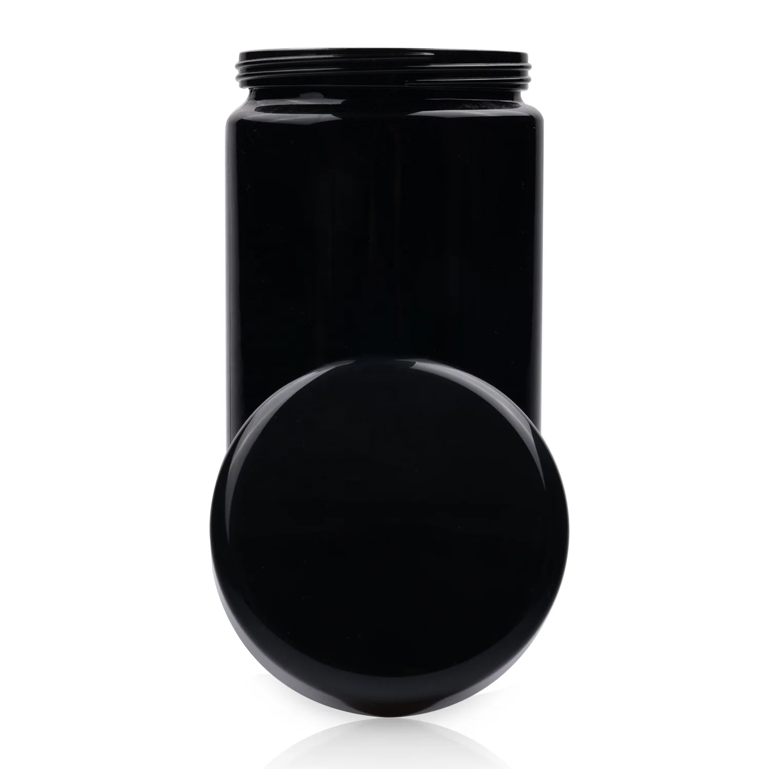 Airtight smell proof  Violet herb glass jar storage