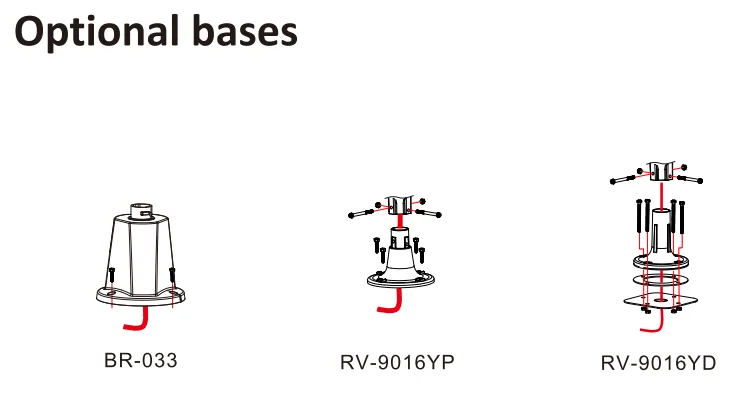 ANTOP AM/FM/VHF/UHF Receiving 360 Dual Omni Directional Digital Terrestrial RV Caravan TV Antenna