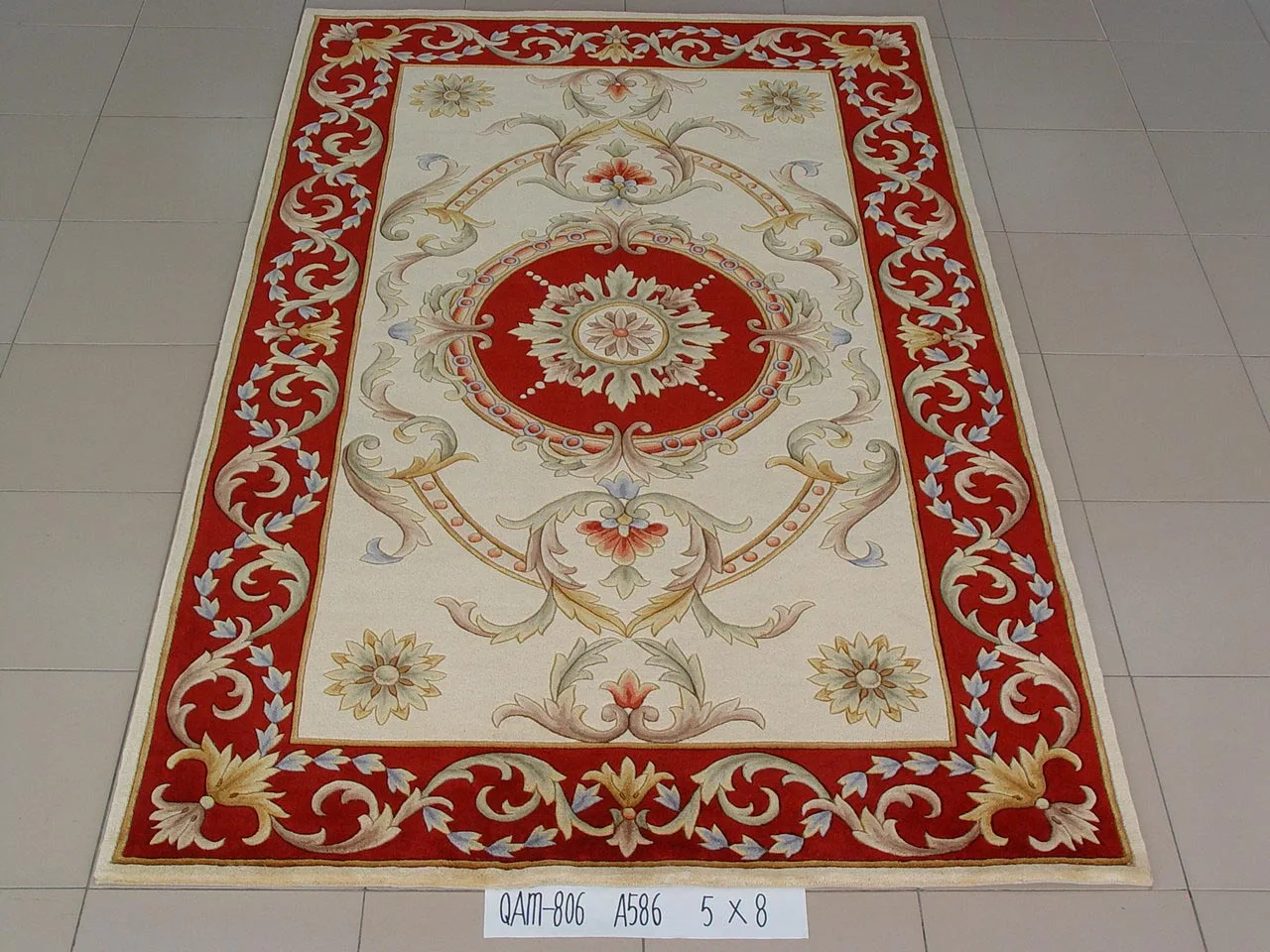 
Octagon wool carpet and rug for bedroom 