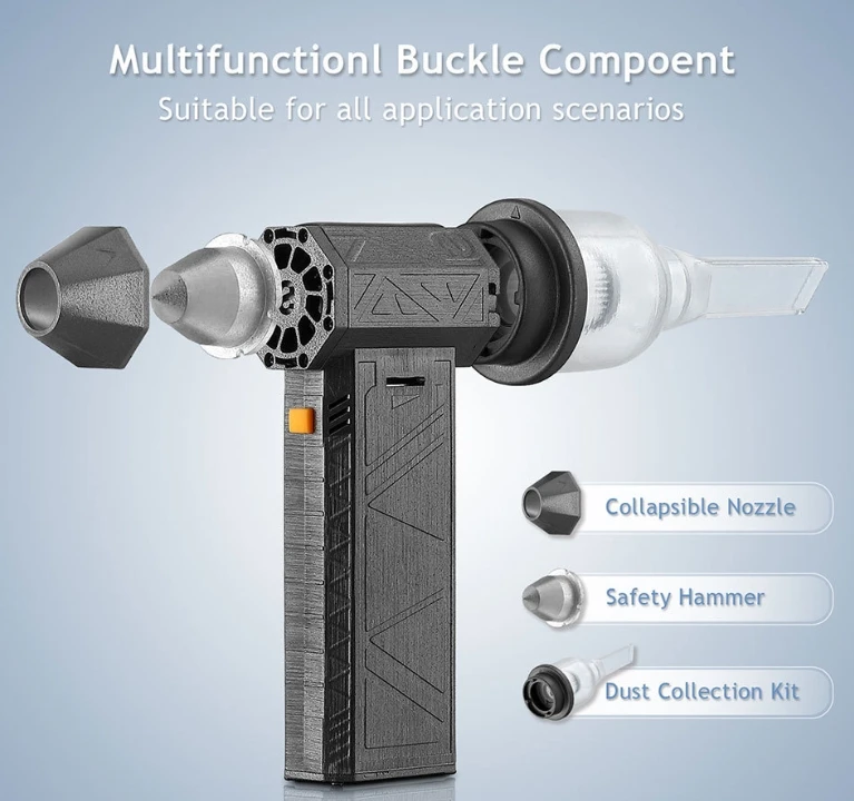 Turbo Fan Portable Mini Turbo Fan Vertical Small Wind Turbine for Car Mini Turbine Jet Fan