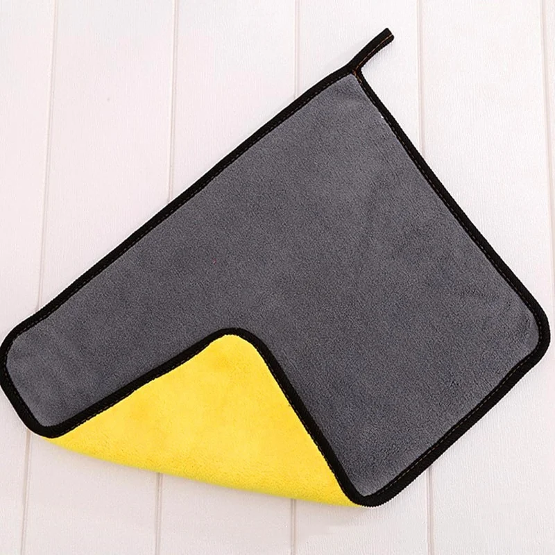 Factory Price Coral Fleece Wash Microfiber Cloth Car Cleaning Microfiber Towel Car Drying Absorbent Towel 400GSM