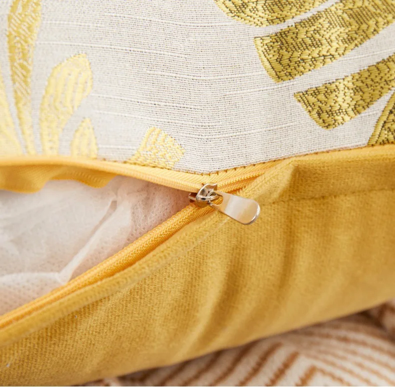 Wholesale 45x45cm/18x18inch Palm Leaf Design Cushion Cover Throw Pillow Cover For Sofa