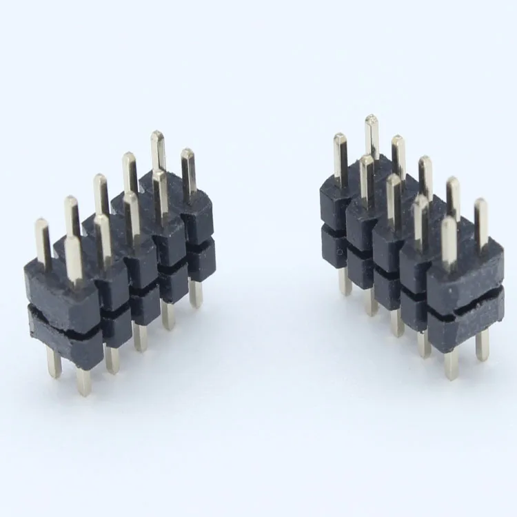  2 мм Шаг латунный штыревой разъем 4Pin 3 9 10 50 128 контактный 8 P 6 Pcb двухрядный прямой питания