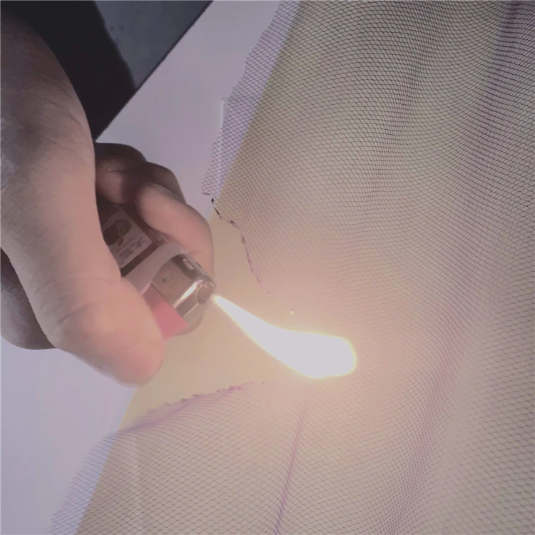 HG6142 Fireproof non-flammable net fire retardant mesh fabric flame retardant tulle