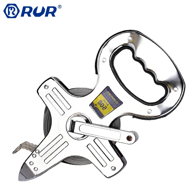 Portable posture 30m 50m 100m steel measuring tape for Construction Survey