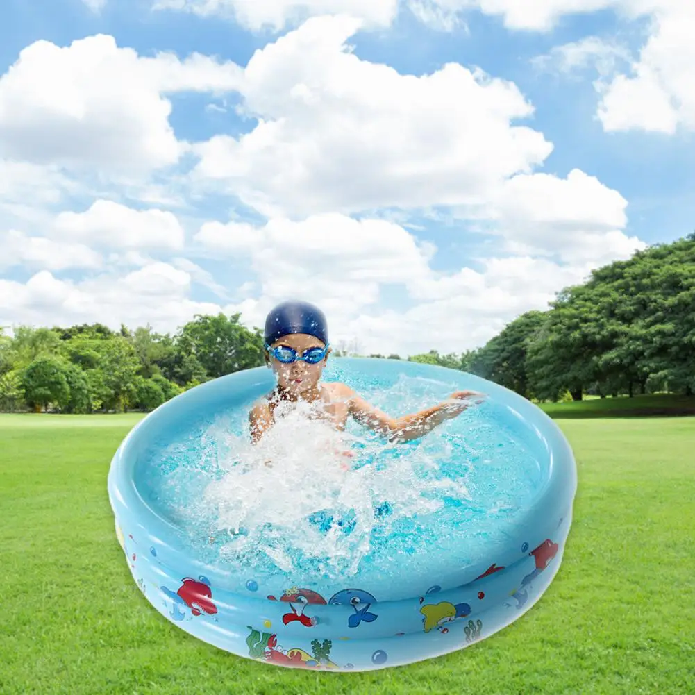 
Inflatable outdoor above ground swimming pool for kids children 