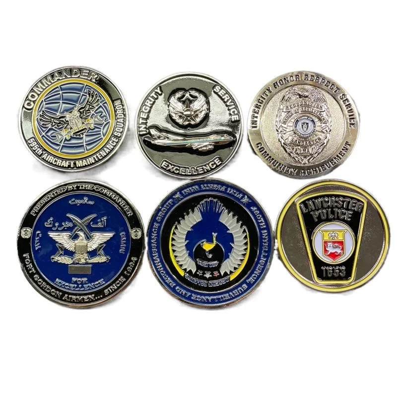 Custom Commemorative Coin Antique silver Gold Coin Antique Bronze soft enamel for sale old Coin