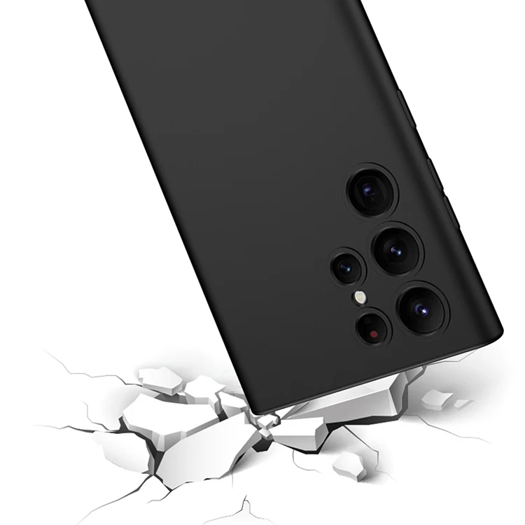 Newest Ultra Thin Skin Feeling S23 Cover Liquid Silicone All Inclusive Anti Drop Mobile Phone Case for Samsung Galaxy S23 Ultra